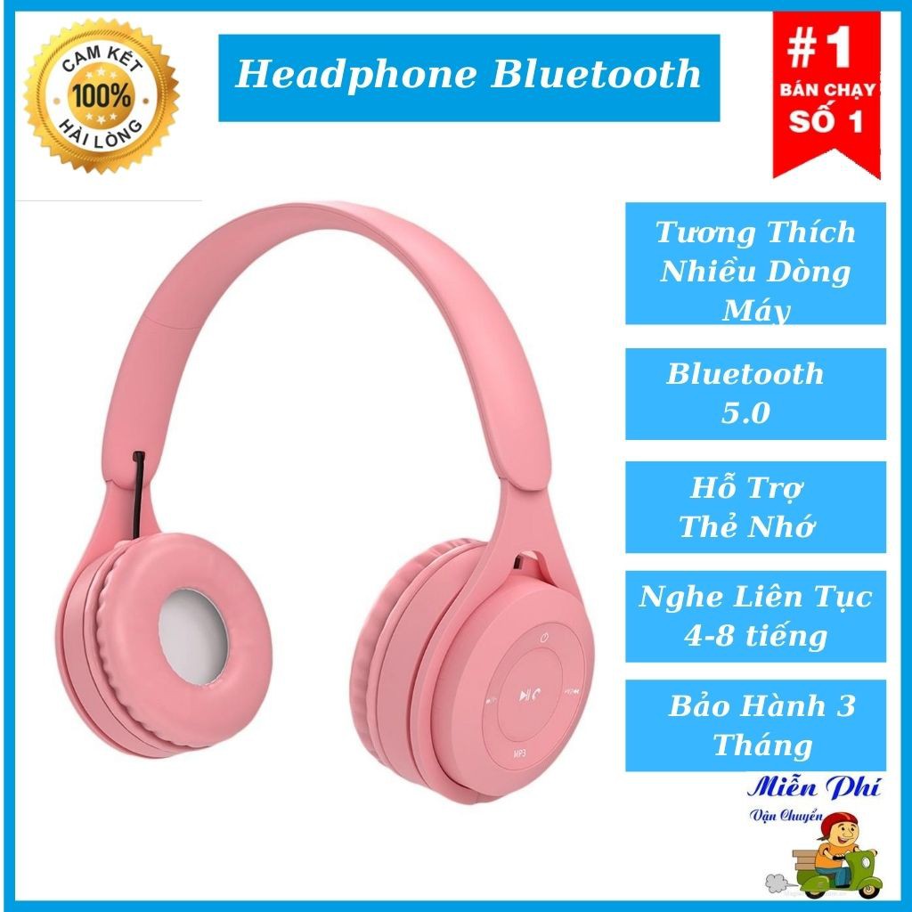 Headphone Bluetooth Y08 (Mẫu mới 2020) - Bluetooth 5.0 - Kiểu Dáng Sang Trọng- Âm Thanh Sắc Nét - Dễ Dàng Sử Dụng | BigBuy360 - bigbuy360.vn