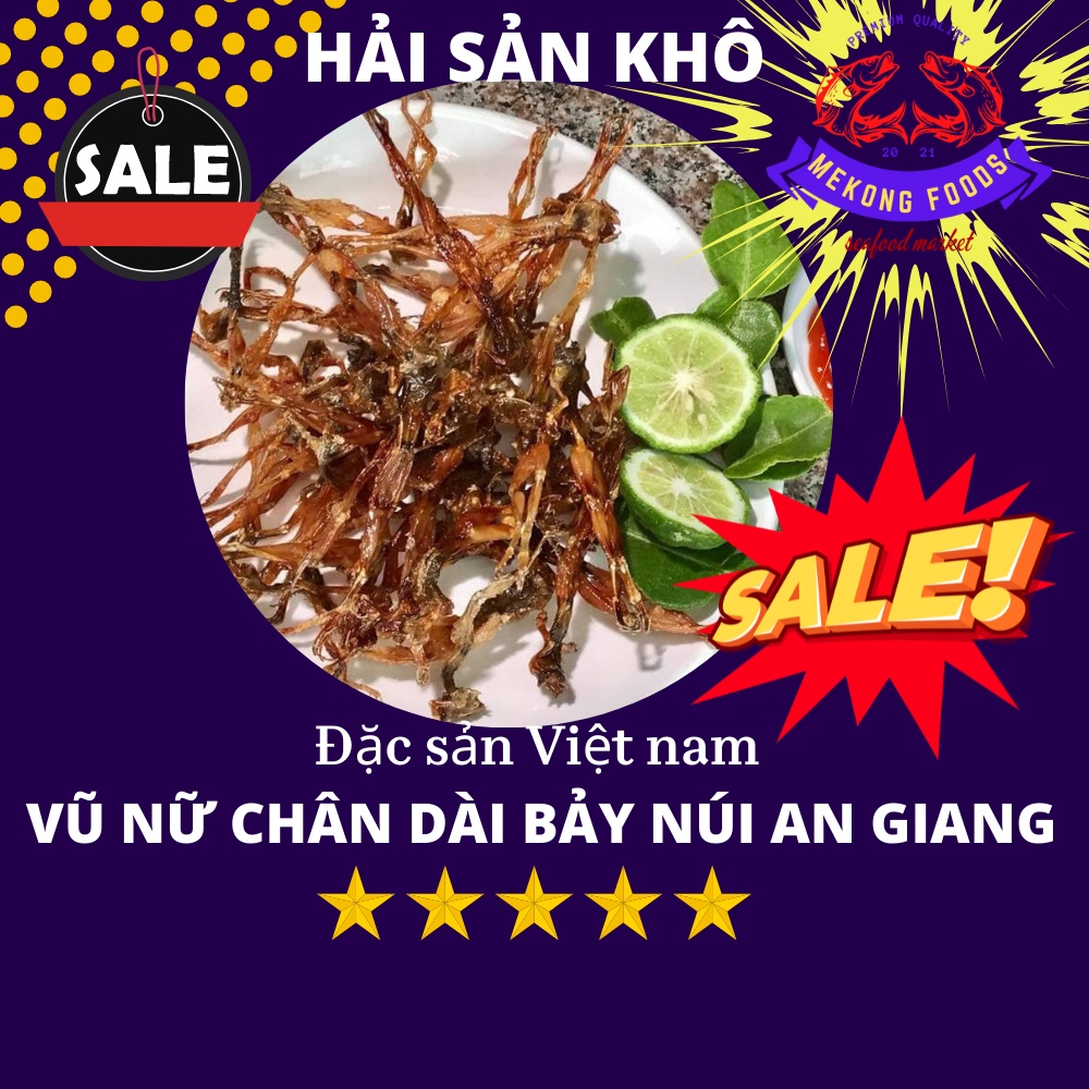 Khô nhái ,vũ nữ chân dài Mekong Foods ,thơm ngon bổ dưỡng , dùng để chế biến món ăn cơm hoặc dùng làm đồ nhậu