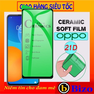 ➡️OPPO⬅️ Kính cường lực, miếng dán màn hình dẻo OPPO 21D chống sước, dùng cho các dòng máy A3s,  A15, A15s,  A52,  A54..