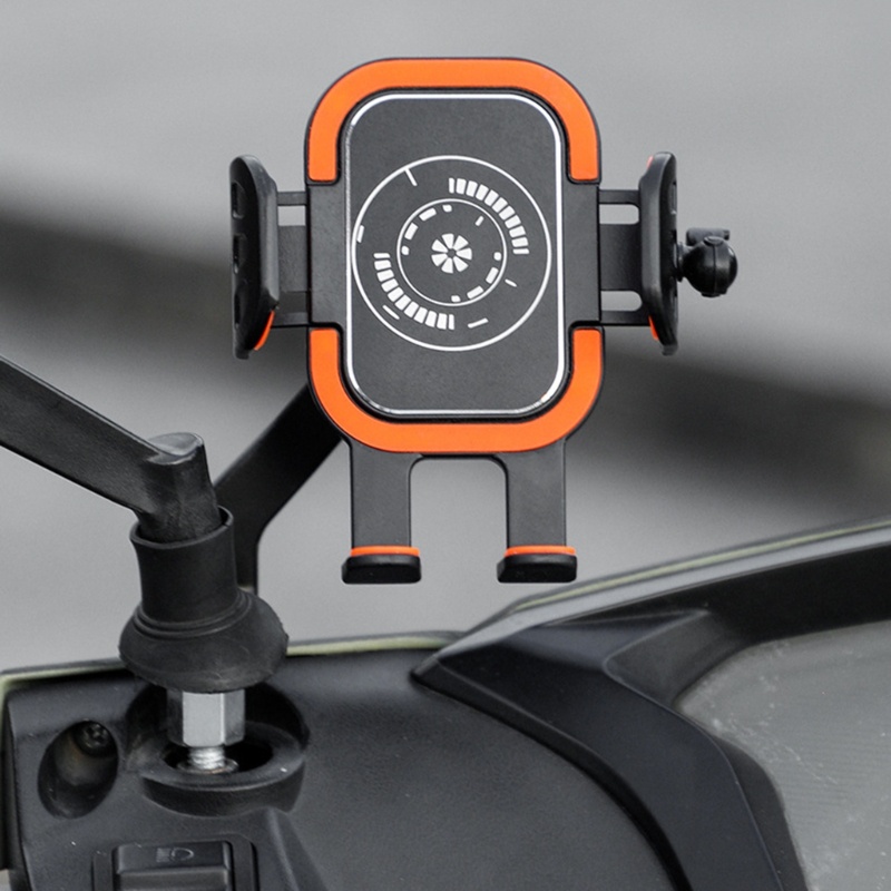 Giá Đỡ Điện Thoại Bằng Kim Loại Gắn Xe Đạp Có Thể Xoay 360 Độ Tiện Dụng