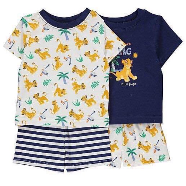 Set 2 bộ pyjama hổ sz 12-18m