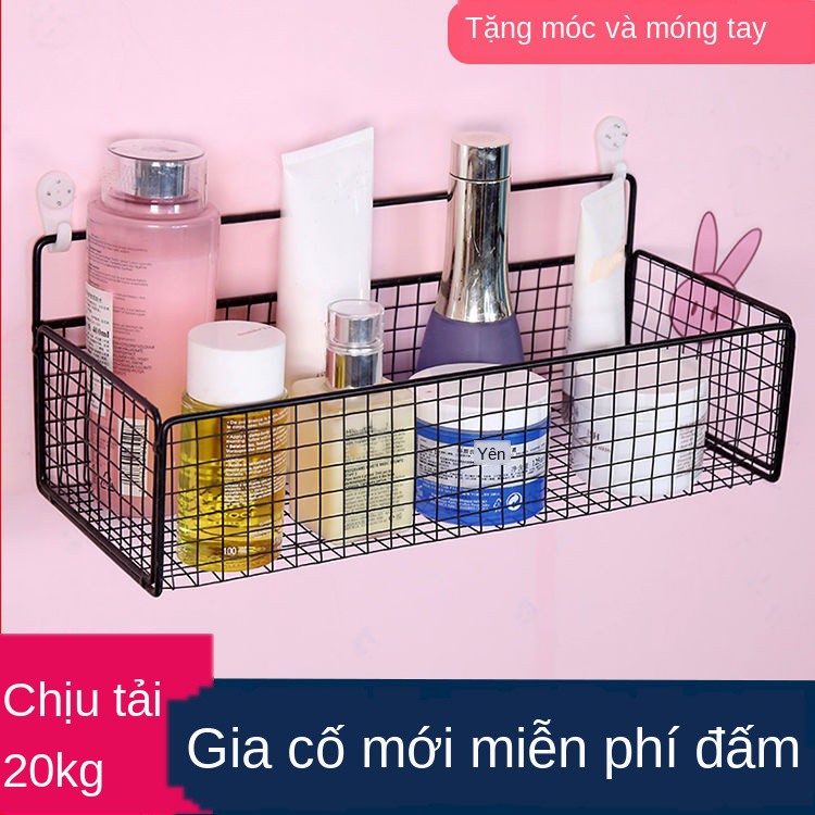 Tủ đựng & Hộp lưu trữGiá treo phòng tắm không bị thủng. để đồ tường trong tắm. Nhà vệ sinh tường. Giỏ Một tạo tác c