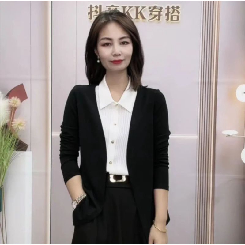 Áo Sơ Mi Voan Phong Cách Hàn Quốc Thanh Lịch Dành Cho Nữ