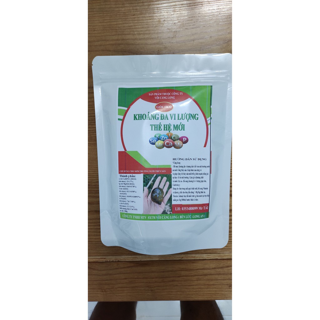 KHOÁNG ĐA VI LƯỢNG CHO THỦY SẢN ĐẶC BIỆT ĐỂ NUÔI ỐC ẾCH CÁ LƯƠN BỔ SUNG KHOÁNG CHẤT CẦN THIẾT CHO AO NUÔI THỦY SẢN