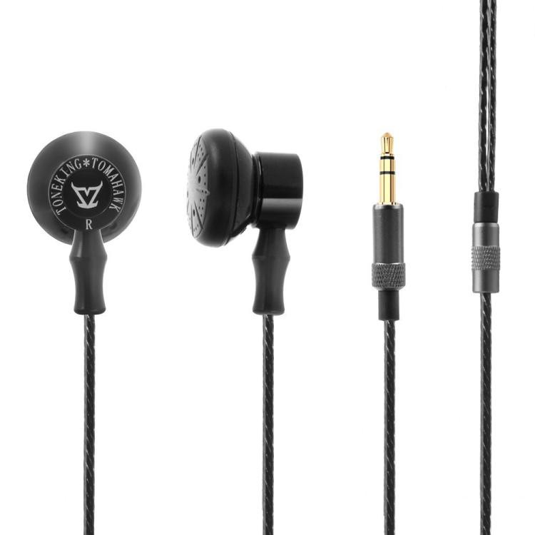 TONEKING MusicMaker Tomahawk In Ear Earphone Flat-Head HIFI Earbud Fever Earphone Top Sound As MX985/MX980 E888/282