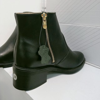 BOOT BSK KHÓA KÉO CỔ 5P ĐEN