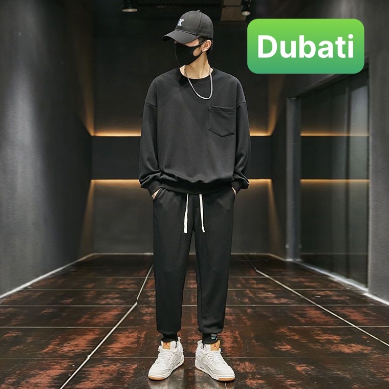 ĐỒ BỘ NỈ TRƠN TÚI TRƯỚC, CHẤT VẢI MỀM MẠI PHONG CÁCH HOT TREND 2022 - DUBATI FASHION