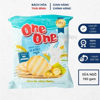 Bánh gạo One One  vị sữa ngô gói 150g