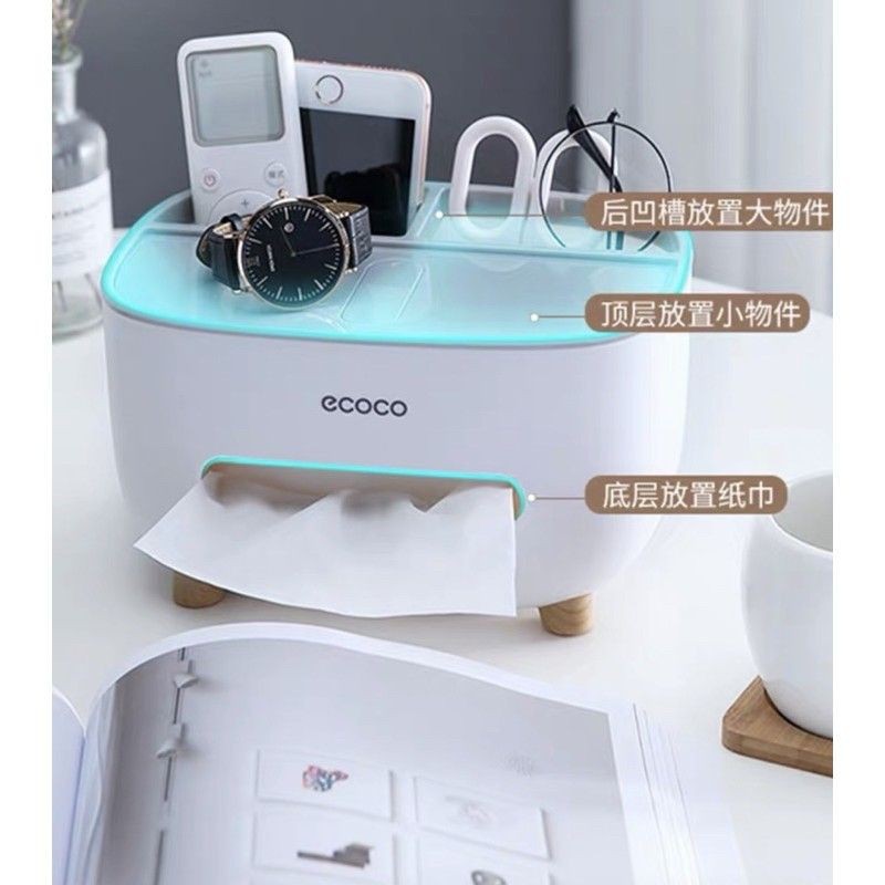 Hộp đựng giấy ăn đa năng Ecoco - Đẹp, Sang trọng, Tiện dụng. | BigBuy360 - bigbuy360.vn