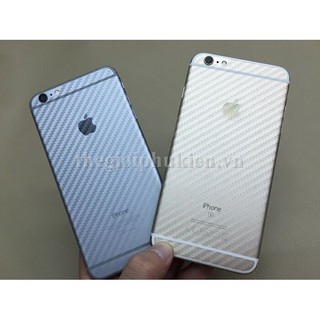 Miếng dán lưng vân carboniPhone 6 Plus /6S Plus