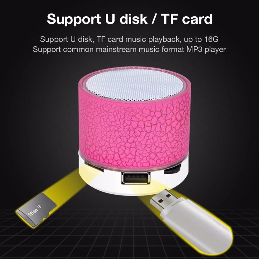 Loa Bluetooth không dây mini âm thanh siêu trầm hỗ trợ thẻ tf cho pc a9