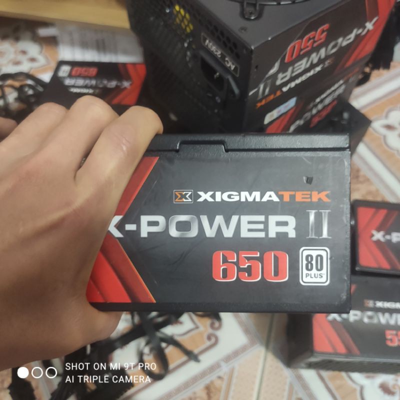 Nguồn Xigmatek Xpower II 650 có nguồn phụ 6 pin và 8 pin