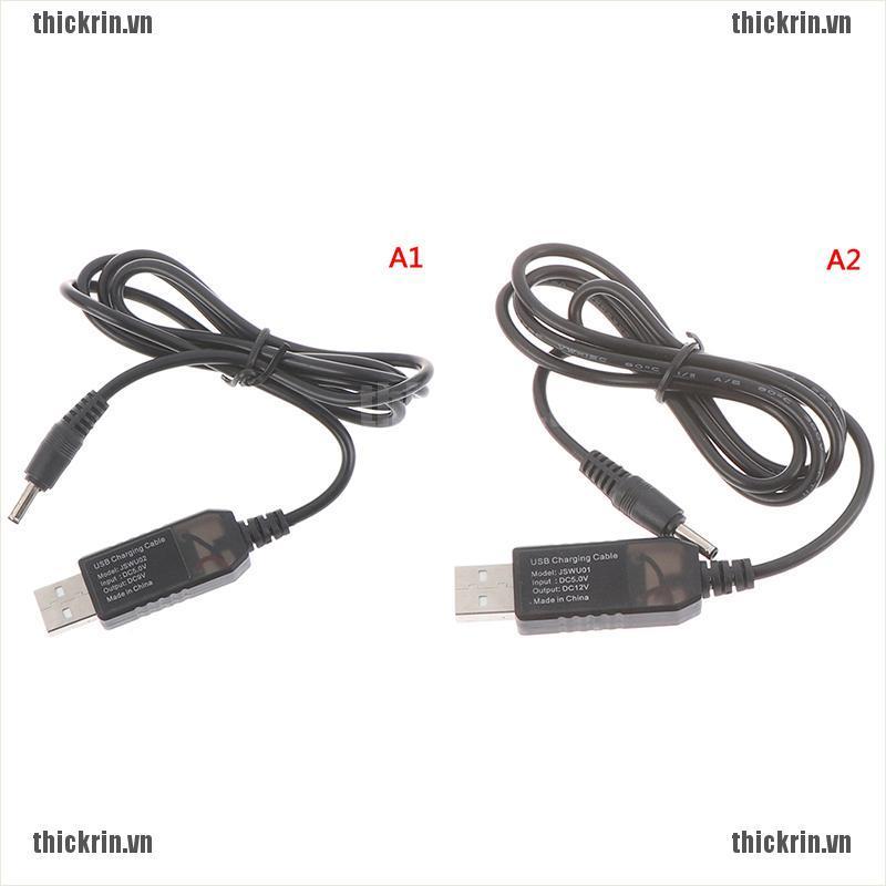 <Hot~new>3.5*1.35mm usb booster cable 5v step up to 9v 12v voltage converter display