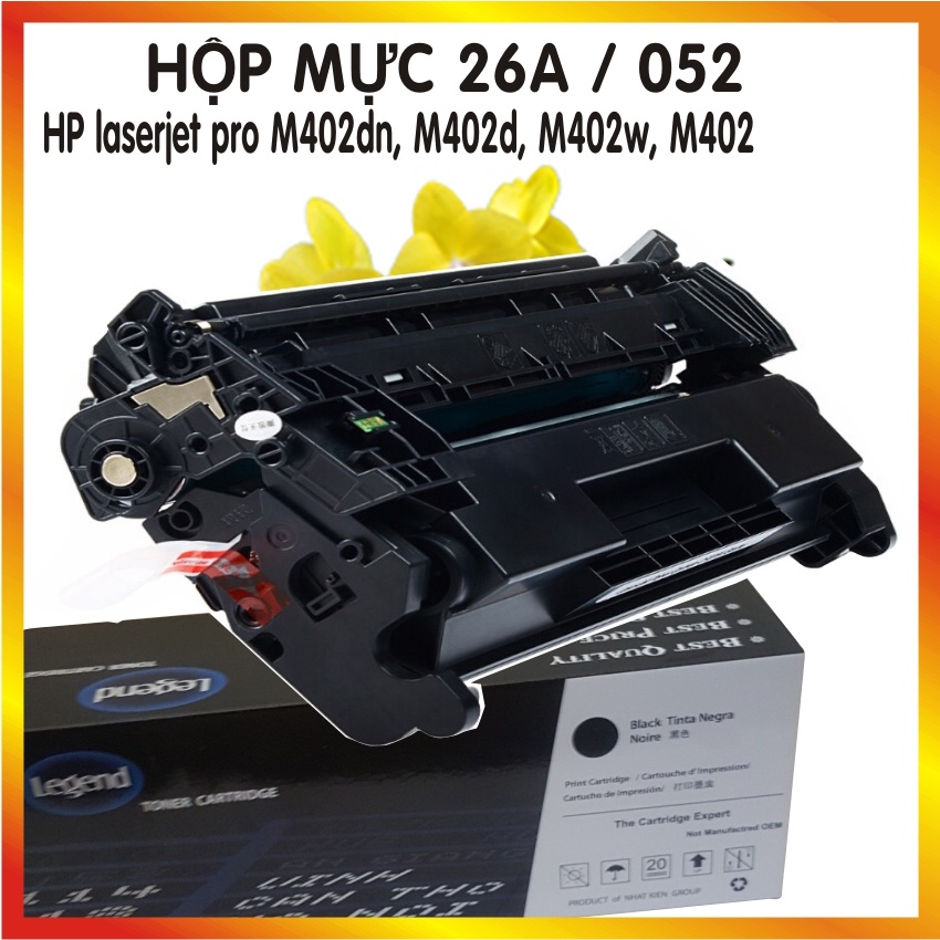 Hộp mực máy in HP laserjet pro M402dn, M402d, M402w, M402 , Cartridge 26A - 052 mới 100%, có sẵn mực.