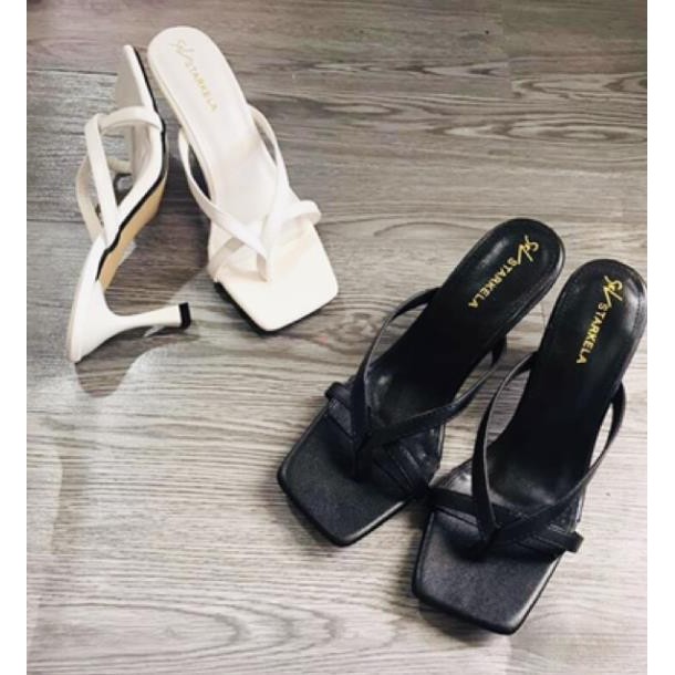 H Sandal nữ👠FreeShip👠Sandal cao gót kẹp ngón không quai mới(video + ảnh thật) : . L