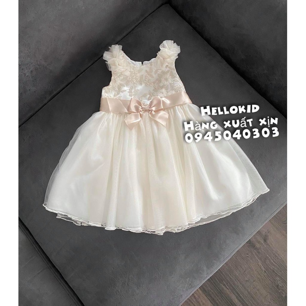 [Mã FAMAYFA2 giảm 10K đơn 50K] Váy trắng nơ hoa nổi Party | BigBuy360 - bigbuy360.vn