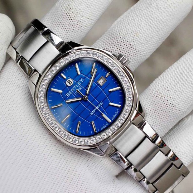 Đồng hồ nam dây kim loại mặt kính chống xước Bentley BL1869 BL1869-101 BL1869-101MWNI