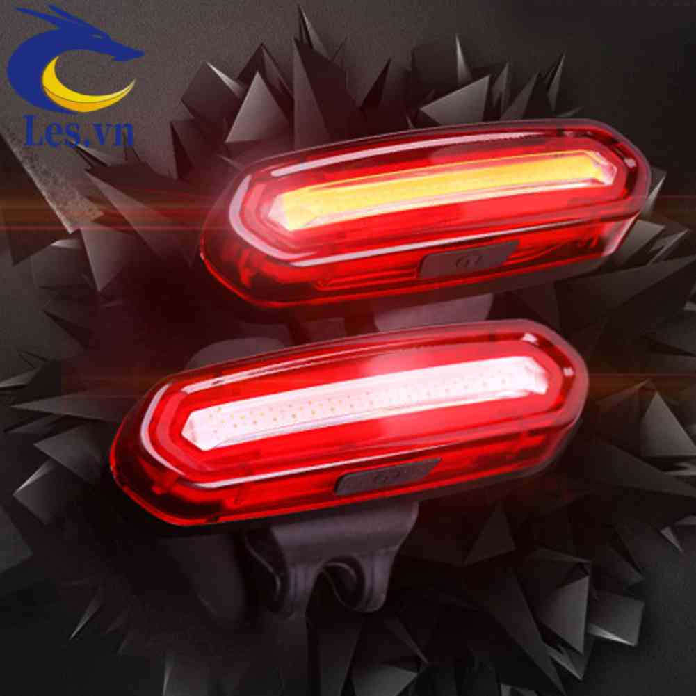 Đèn LED Sạc USB Gắn Phía Trước Và Sau Xe Đạp