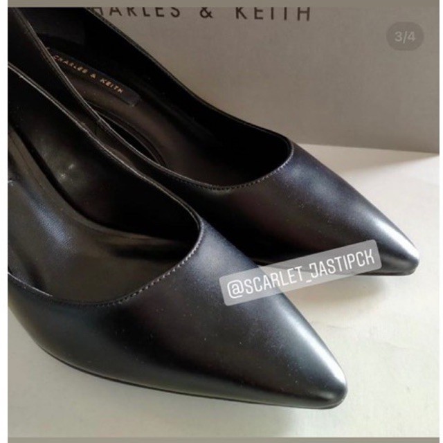 Giày Thể Thao Charles & Keith Màu Đen Size 36 / 40 100% Chính Hãng