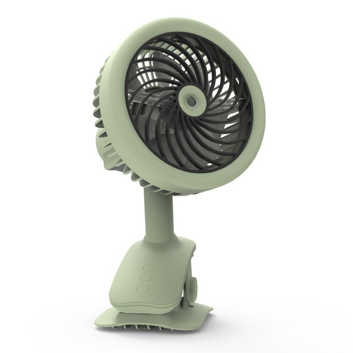 Quạt tích điện phun sương mini ⚜️ BẢO HÀNH 12 THÁNG ⚜️ Kèm Cáp Sạc & Chân Đế Kẹp Bàn | BigBuy360 - bigbuy360.vn