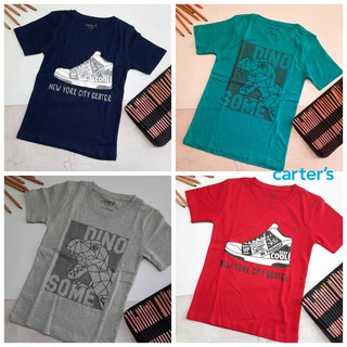 Áo thun nam bé trai 6-18 tuổi Carter xuất dư Âu Mỹ in họa tiết dễ thương vải cotton siêu chất lượng