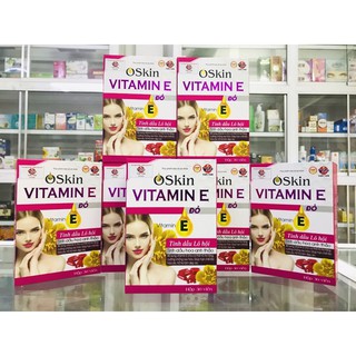 VITAMIN E ĐỎ ( OSKIN VITAMIN E )lọ 30 viên