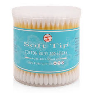 Combo 2 thùng bông tăm hộp tròn
