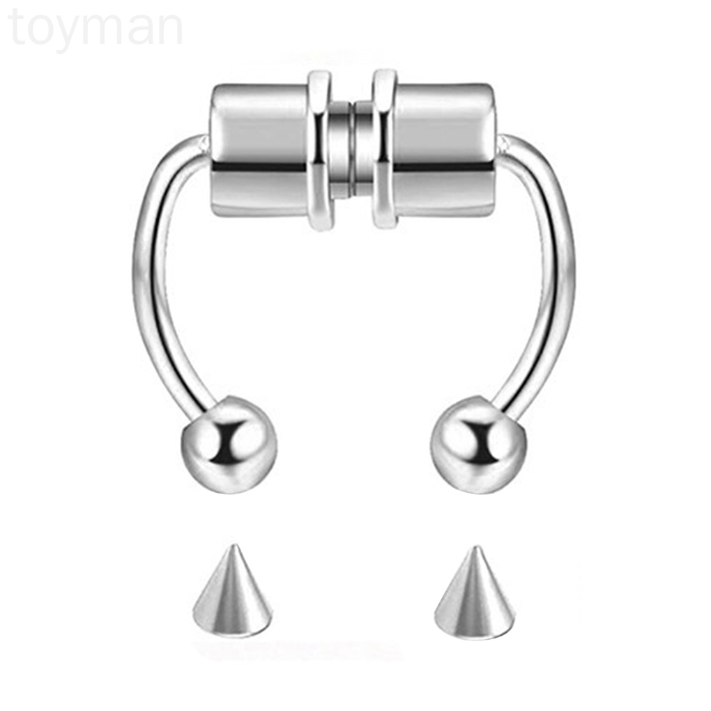 Khuyên Mũi Hình Móng Ngựa Bằng Thép Không Gỉ