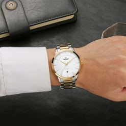 [CHÍNH HÃNG] Đồng Hồ Nam NHẬT BẢN SRWATCH SG8881.1202AT Nền Số Màu Trắng Cơ Automatic - Bảo Hành 12 Tháng FULLBOX