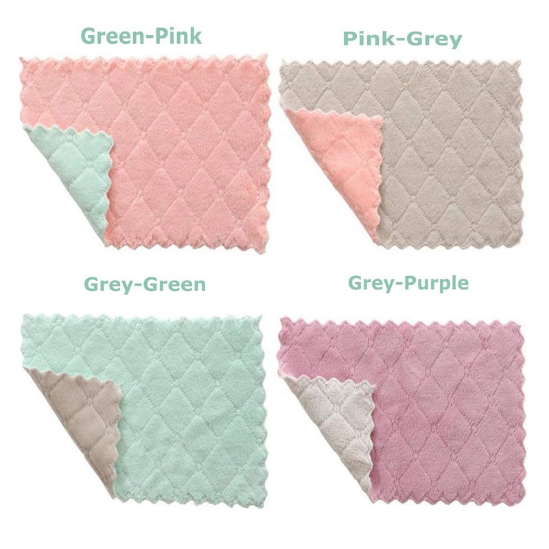 Khăn lau chùi làm sạch siêu thấm hút thiết kế dày chất lượng cao tiện lợi