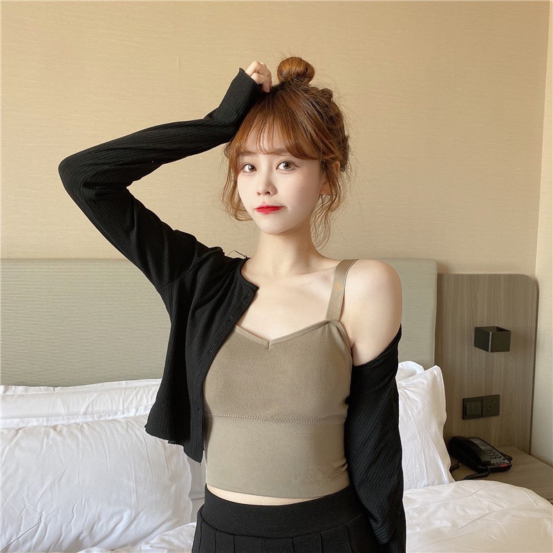 Áo Bra Nữ FREESHIP 50K Áo Bra Nữ Kéo Khoá Khoét Sâu Sexy, Sẵn Mút Ngực Cao Cấp Siêu Xinh