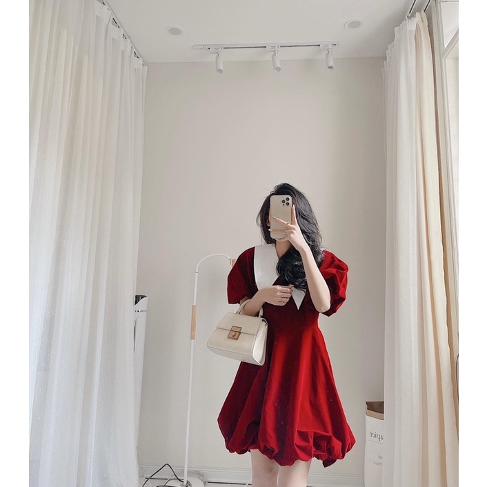 Váy bí nhung xoè tôn dáng by Samhyewear