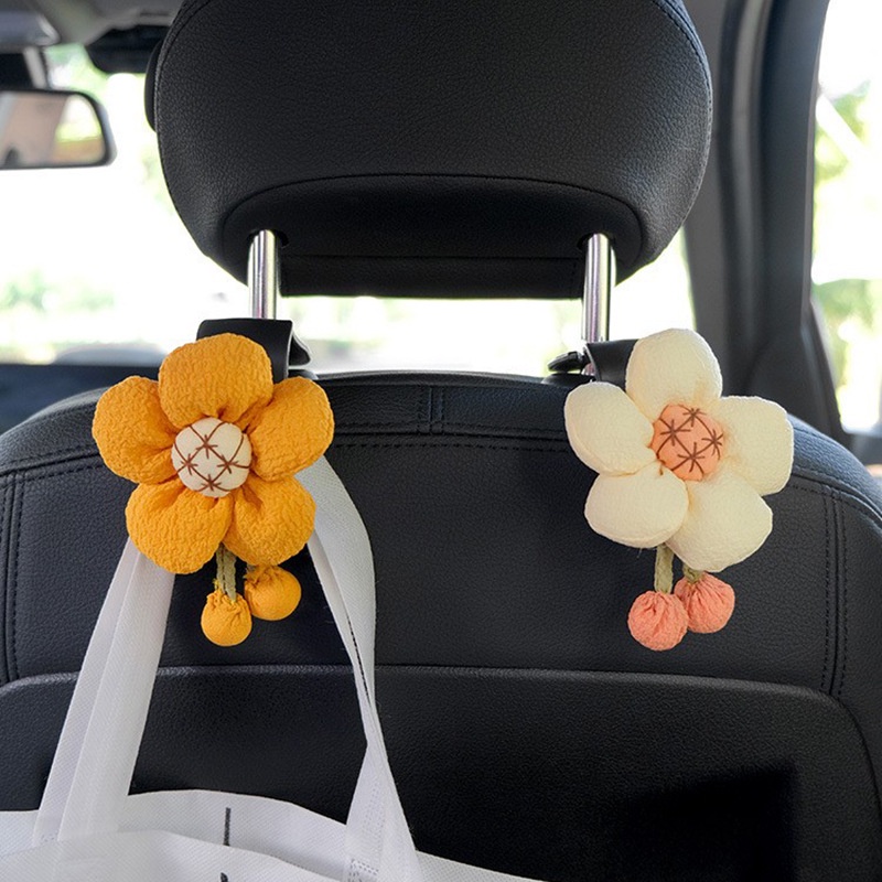 Móc Treo Đồ Hình Hoa Hướng Dương Đáng Yêu Gắn Lưng Ghế Xe Hơi