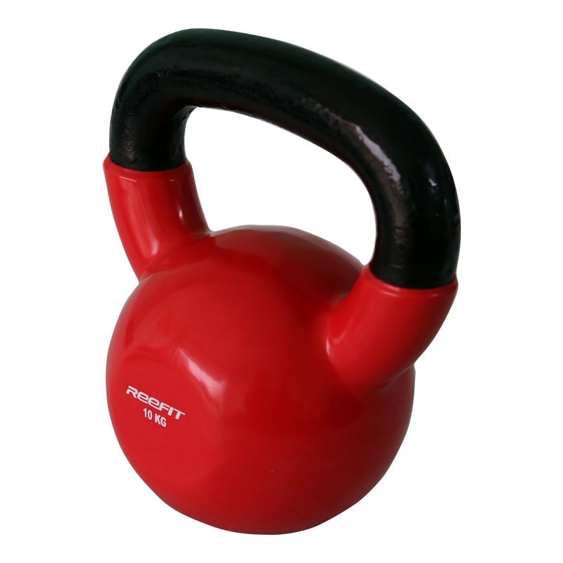 Tạ bình vôi tạ quai xách tạ ấm bọc cao su cao cấp 10kg Reefit Sport