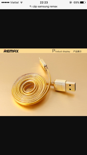 Cáp .....Remax đẹp MELY