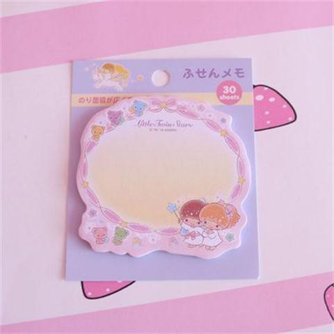 SANRIO Set 30 tờ giấy ghi chú họa tiết hoạt hình dễ thương