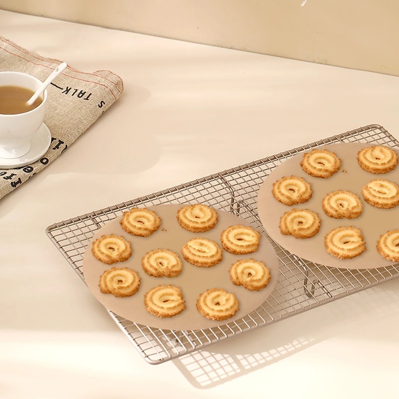 Set 100 Giấy Lót Silicon Không Dính Dùng Một Lần Cho Nồi Chiên Không Dầu/Nướng Bánh