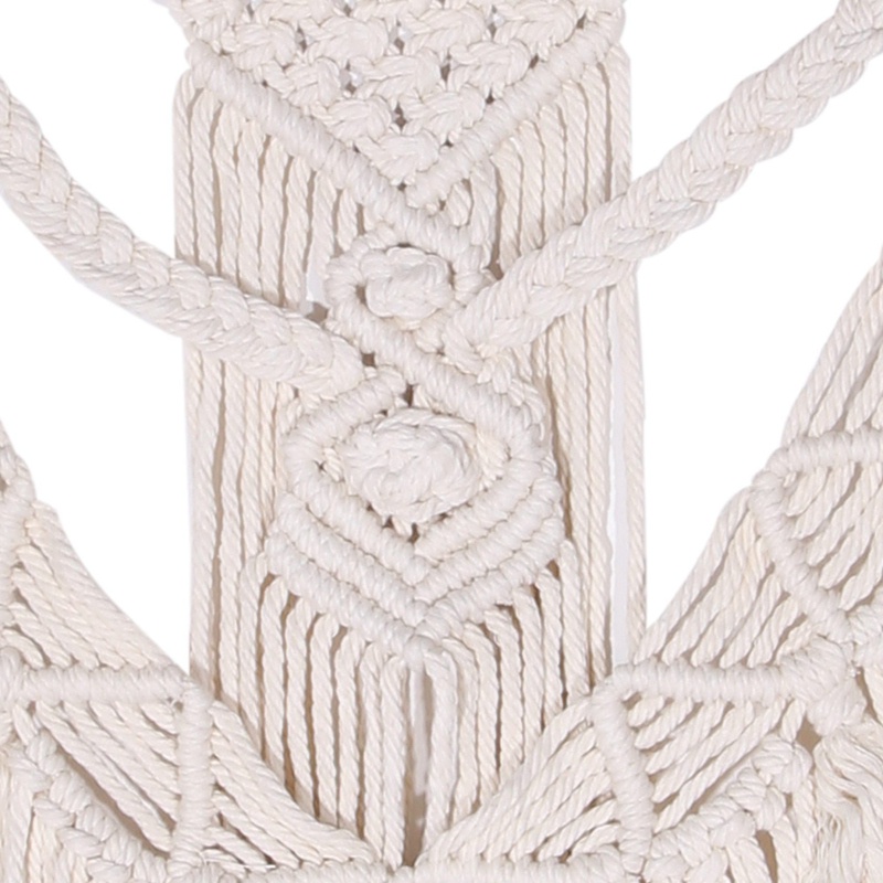 Thảm Dệt Macrame Treo Tường Trang Trí Phong Cách Boho Kích Thước 55X70cm