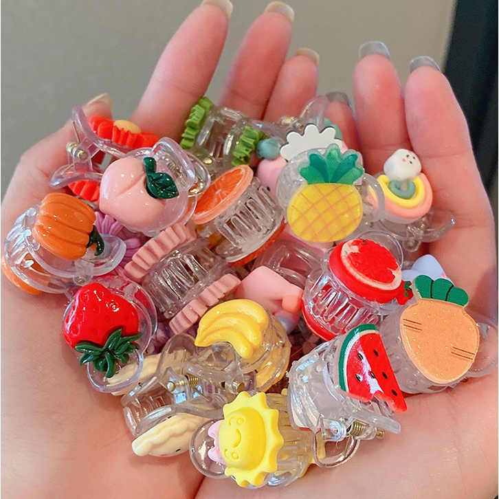 Kẹp Tóc Họa Tiết Hoạt Hình Phong Cách Hàn Quốc Xinh Xắn Cho Bé Gái