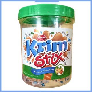 Kẹo que mềm đậu phộng krim stix - cực ngon shop dailybanh sỉ