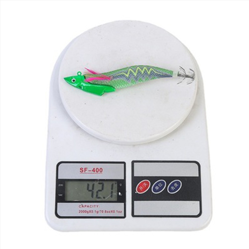 Mồi Câu Cá Nhân Tạo Hình Mực Mềm Có Lưỡi Câu