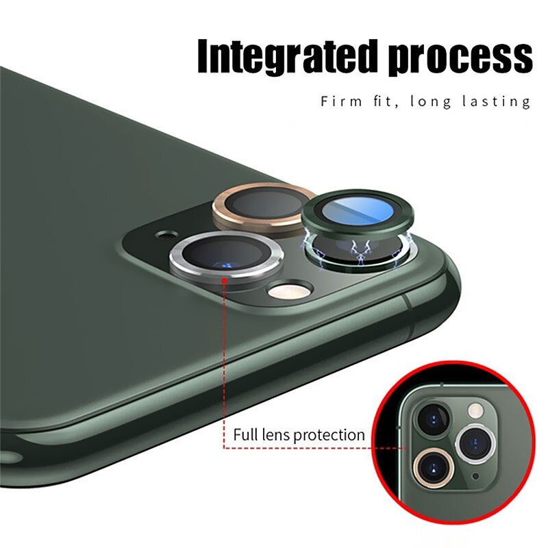 Miếng dán bảo vệ camera chống xước cho iPhone 11 12 13 14 15 Pro Max
