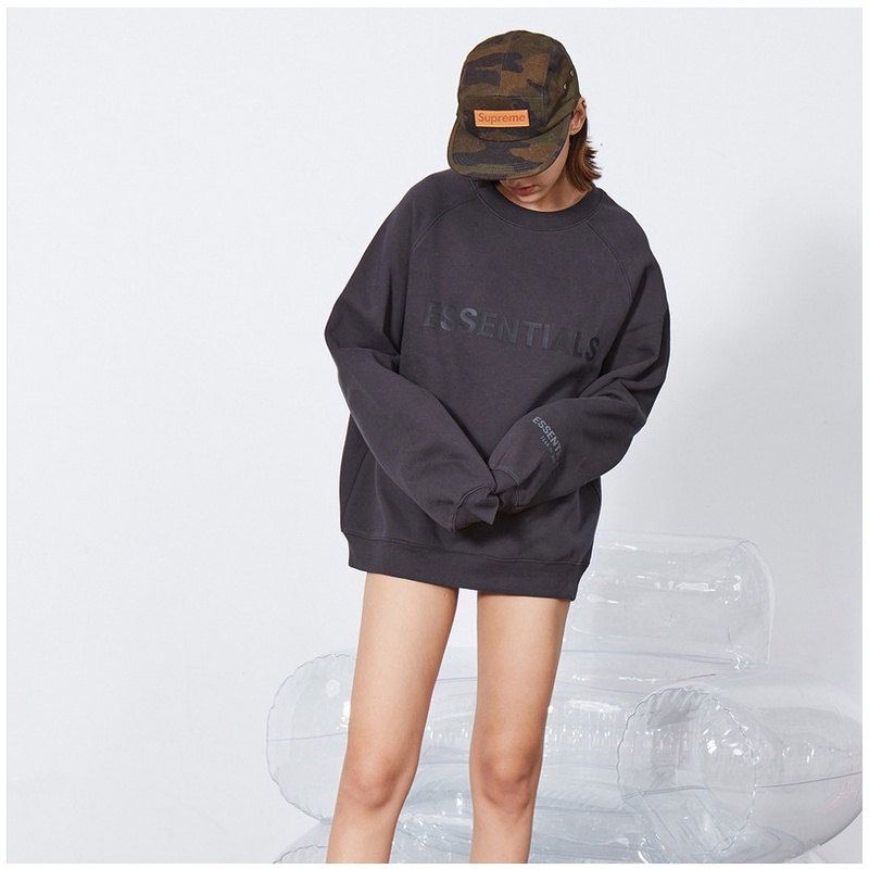 Áo Sweater Nam Nữ Essentials Nỉ Dài Tay Phong Cách Hàn Quốc Tay Dài Form Rộng | BigBuy360 - bigbuy360.vn