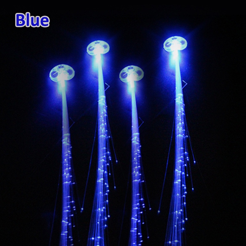 1 Tóc Giả Gắn Đèn LED Phát Sáng Nhiều Màu Sắc