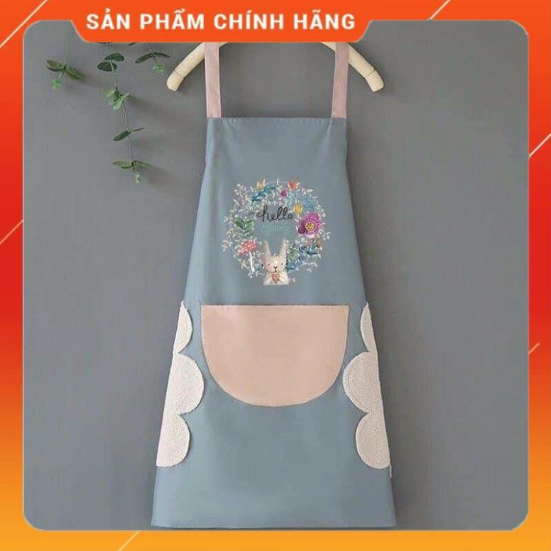 Tạp Dề Chống Thấm Dày Dặn Kiểu Hàn Quốc