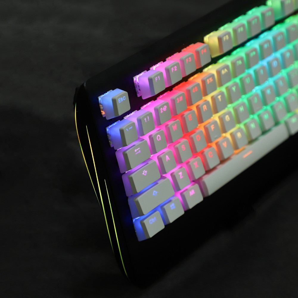 Keycap Pudding PBT 104 phím ( Xuyên LED,Double Shot )