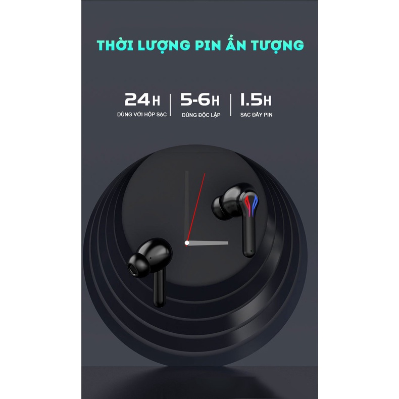 Tai nghe bluetooth 5.3 gaming Y28 tai phone không dây nghe nhạc nhét tai thể thao chơi game không độ trễ chống ồn