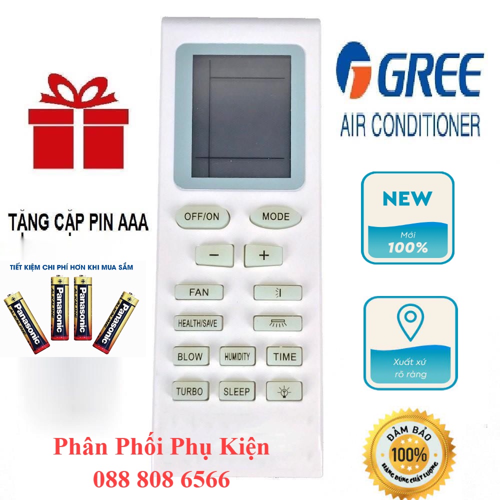 Điều khiển điều hòa GREE - Remote điều hòa GREE - HÀNG LOẠI TỐT