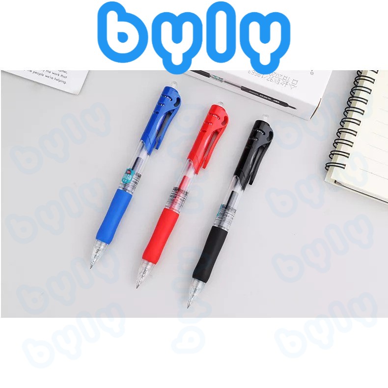 [Ship hỏa tốc] Bút gel bấm vỏ kháng khuẩn 0.5mm BAOKE | KJ11 - ByLy Store