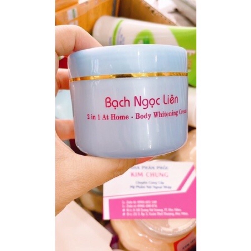 Combo kem Bạch Ngọc Liên xanh + Tắm trắng Thái